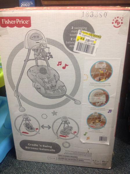 Fisher price cradke and swing