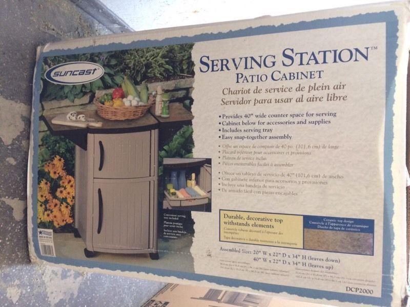 Wanted: Patio cabinet serving station