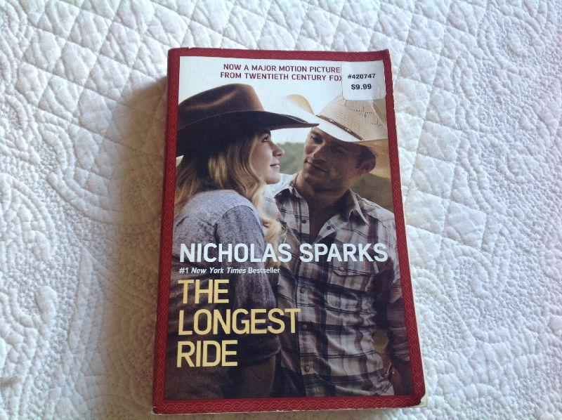 THE LONGEST RIDE BY NIcholas Sparks ONLY 3$