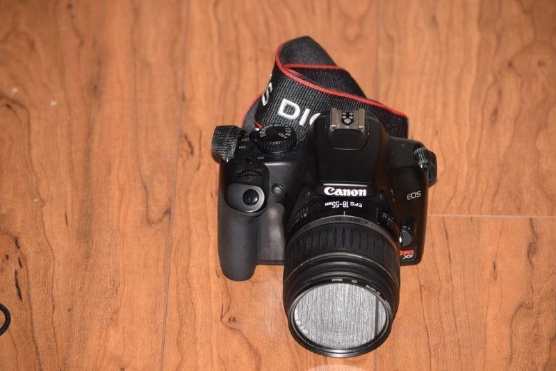 Canon Rebel XS DSLR with 18-55 IS Lens