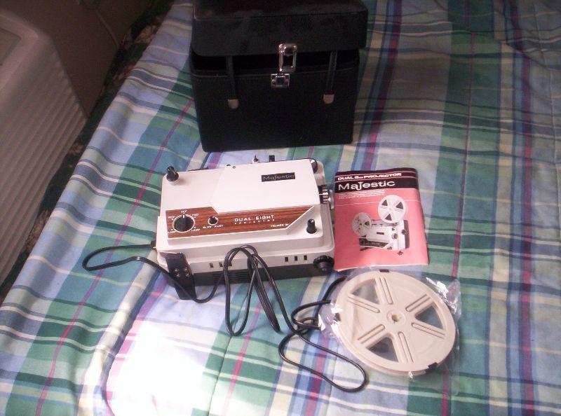 Dual 8mm projector, Super 8 camera, and Splicer viewer