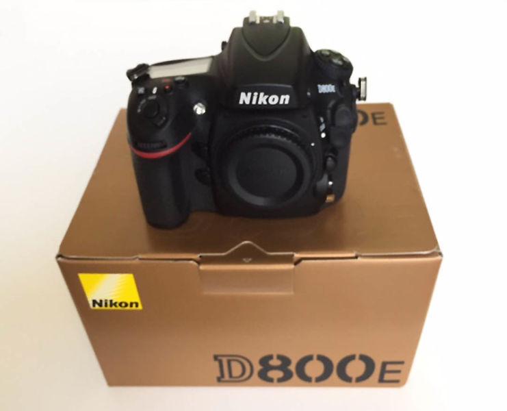 Nikon D800e Full Frame camera body