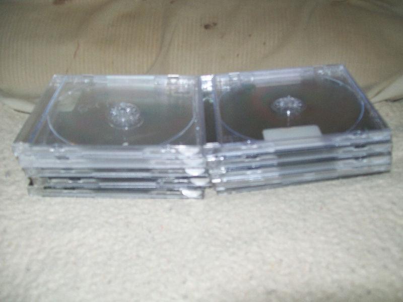 (ATTENTION! VIEW,LOOK) 10 USED CD CASES FOR SALE