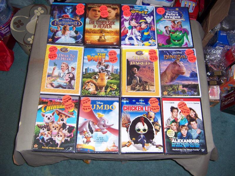 FOR SALE 38 DISNEY MOVIES NOT OPEN