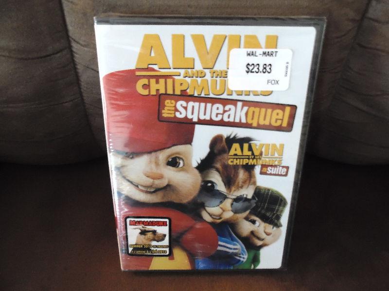 The Chipmunks The Squeaquel on DVD