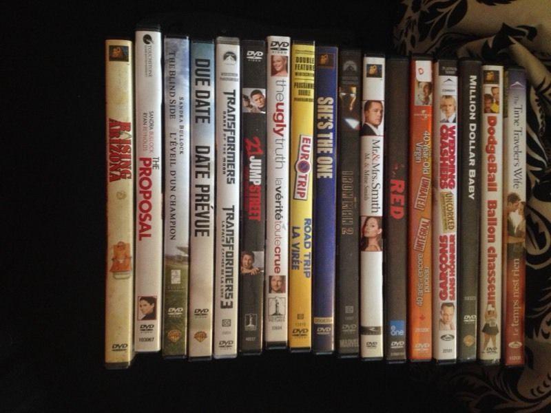 33 DVDs for sale