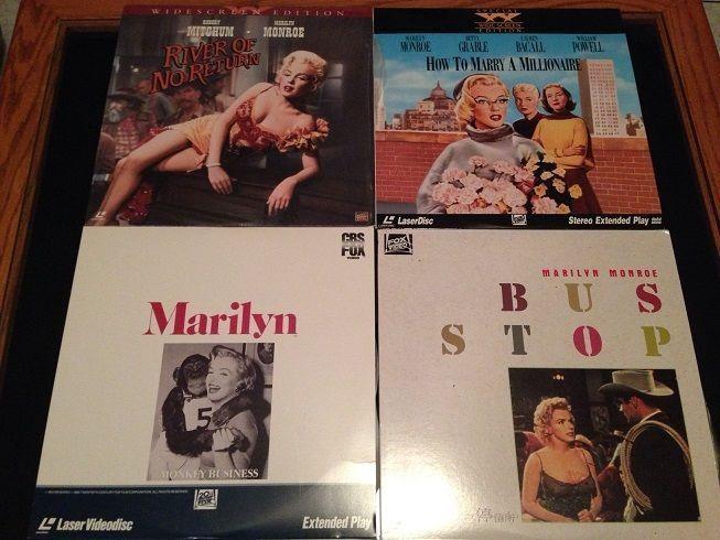 Mint condition Marylin Monroe Movies Collectible Laser Disc