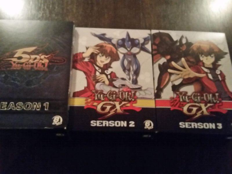 Yugioh Gx and 5ds DVD'S For Sale