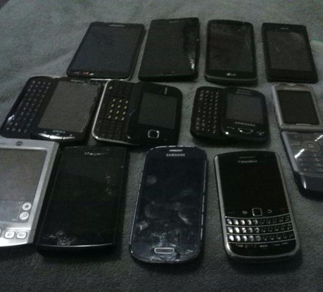 Multiple cell phones for sale. 1st come 1st serve