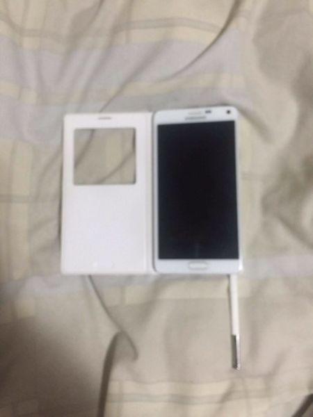 Samsung note 4 32gb with Bell in brand new condition with case