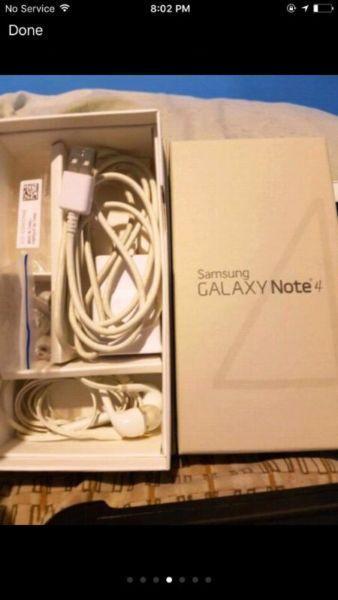 Samsung note4 32gb bell in brand new condition