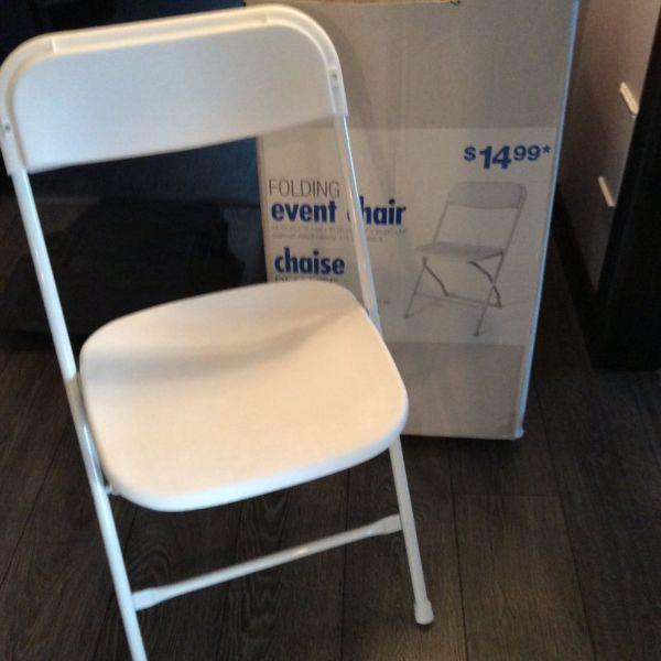 2 new FOLDING CHAIRS