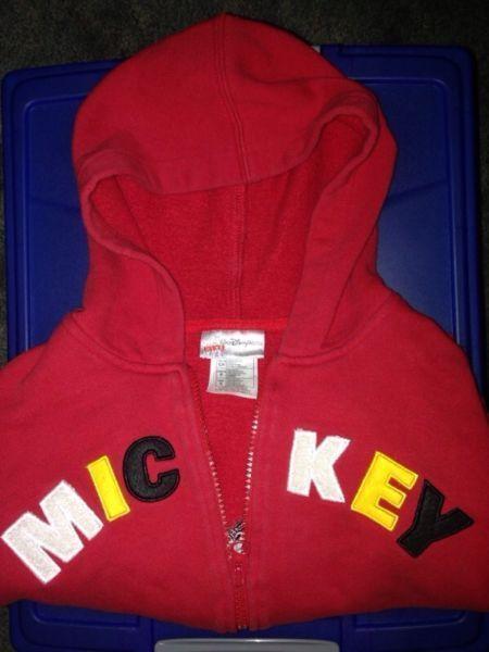 Mickey Mouse Hoodie Child Size Small