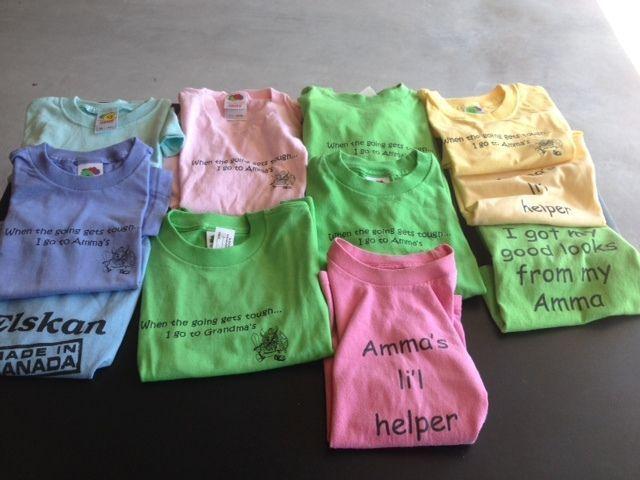 AMMA T-SHIRTS FOR BOYS OR GIRLS
