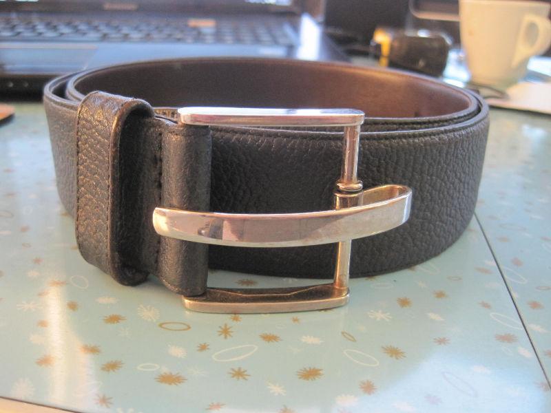 Vintage Leather Belt by the Arrow Company - Size 38