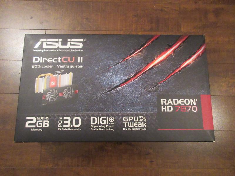 Asus DirectCU II Radeon HD7870 2GB Video Card