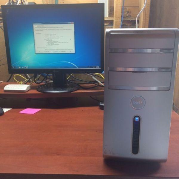 Dell Desktop with Acer 22 inch monitor
