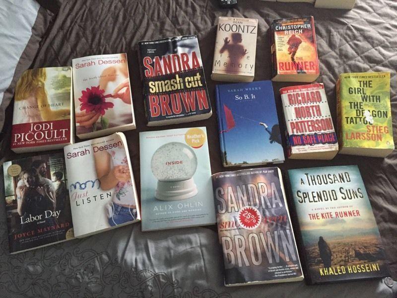 Assortment of books for sale