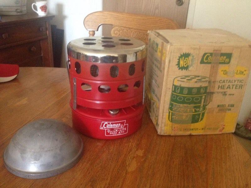 COLEMAN - MODEL 518 A CAMPING HEATER
