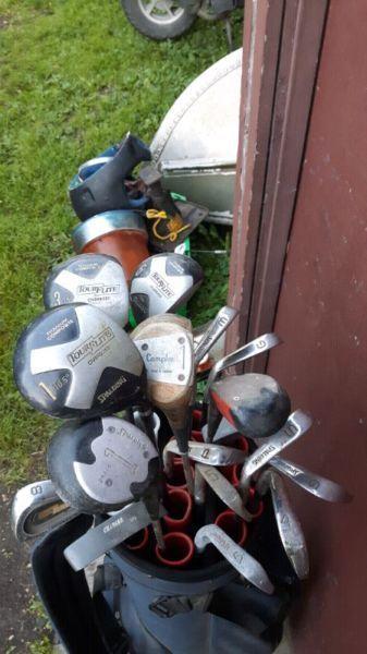 Full set of Golf Clubs! and balls