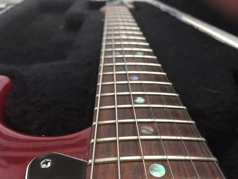Fender american Select Stratocaster HSS Crimson Mahogany