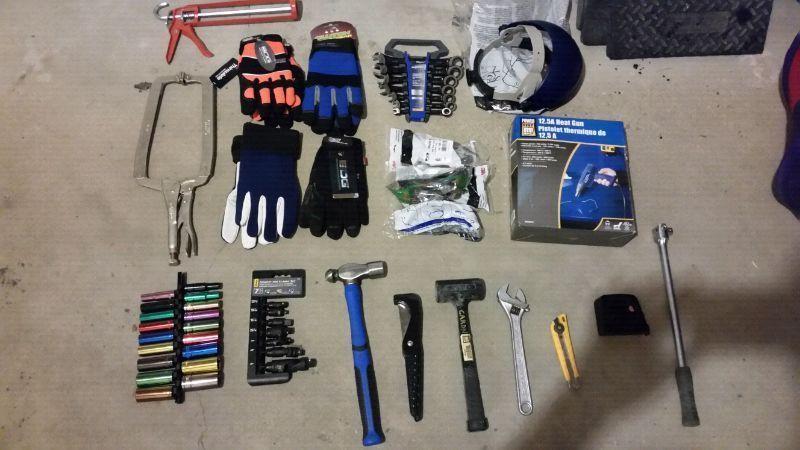 Assorted tools and accessories