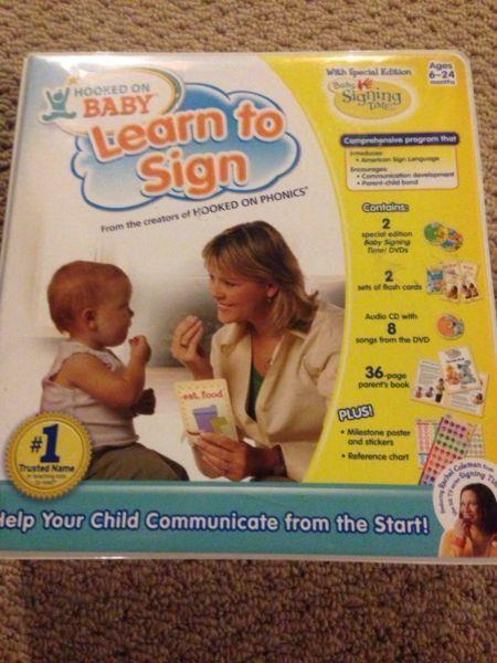 Baby sign language