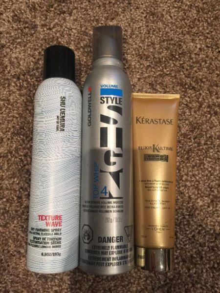 Salon hair products