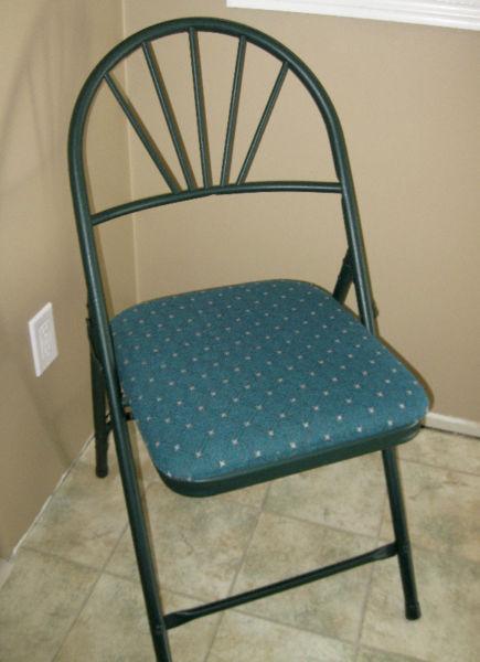 Designer style Folding Padded chair (set of 4)