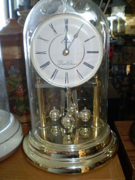 Anniversary Mantel Clock Elgin Pendulum & Chime