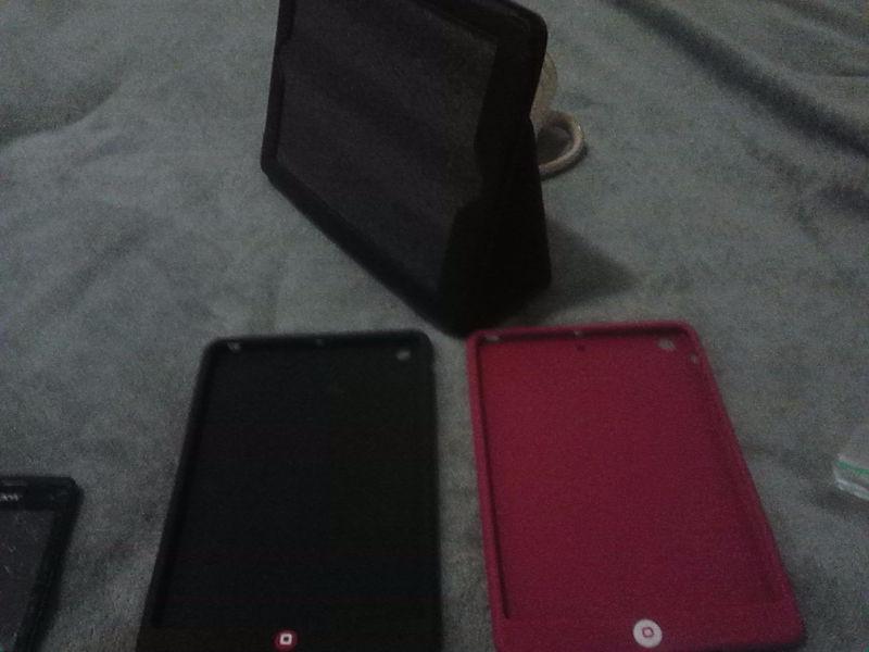 3- iPad cases 2 mini and 1 full size