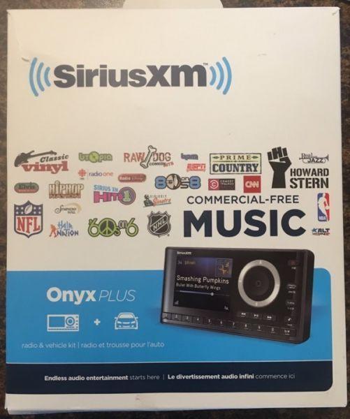 Sirius Onyx plus radio + car kit