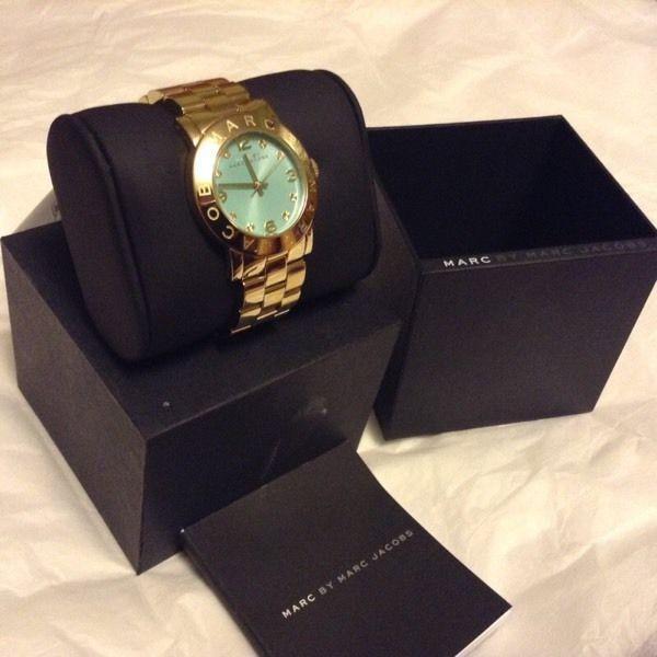 Gold tone authentic Marc by Marc Jacobs ladies watch