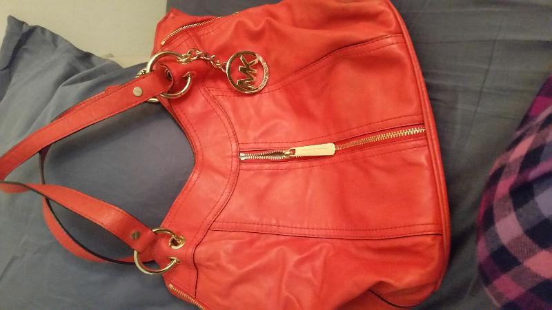 nearly new Michael Kors leather purse