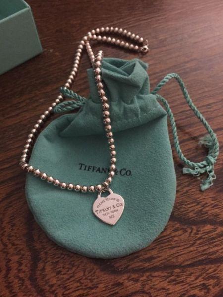Return to Tiffany & Co Bead Necklace - silver