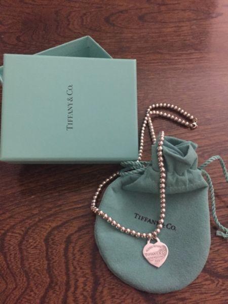 Return to Tiffany & Co Bead Necklace - silver