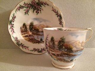 Royal Albert Teacup and Saucer - Road to the Isles