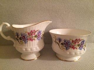 Royal Minister Bone China - Creamer and Suger Bowl