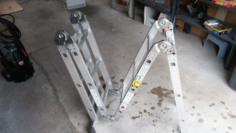 LADDER - Aluminum Multi-hinged, 13ft, folding ladder