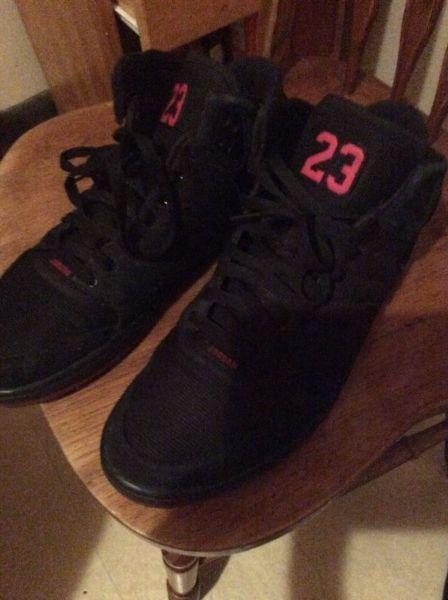 Air Jordan 23 black and red shoes for sale