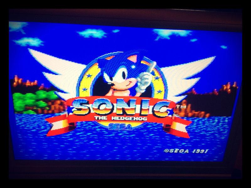 Sega Geneis Model 2 With Controller Sonic Classics Collection