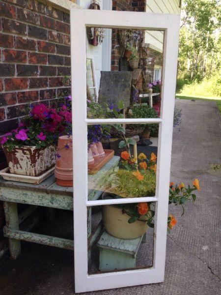 Old Antique Cottage Windows All Glass Intact
