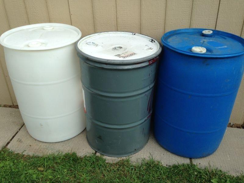 55 gallon drums / barrels