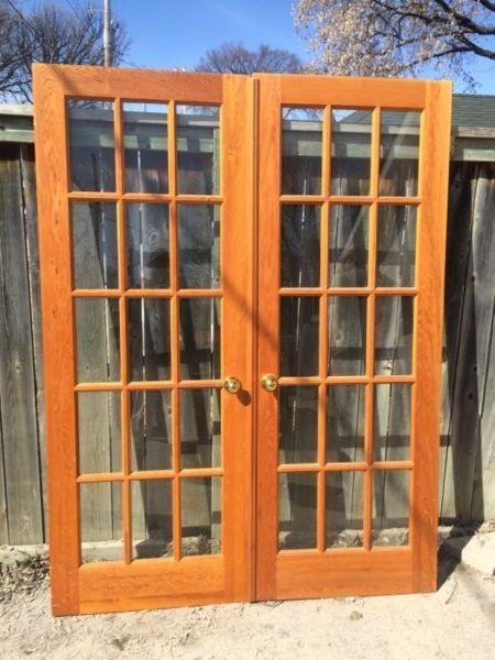 Used French doors