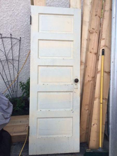 Vintage old wood doors