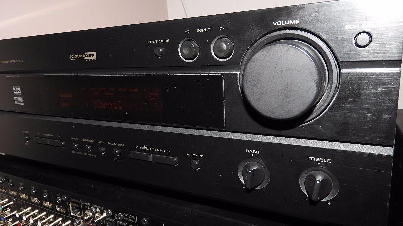 YAMAHA HTR-5550 5.1 A/V receiver Dolby Digital, DTS, and Dolby