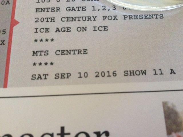 Ice Age on Ice Tickets - MTS Centre