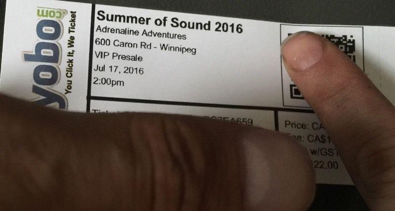 Wanted: Summer of Sound VIP ticket