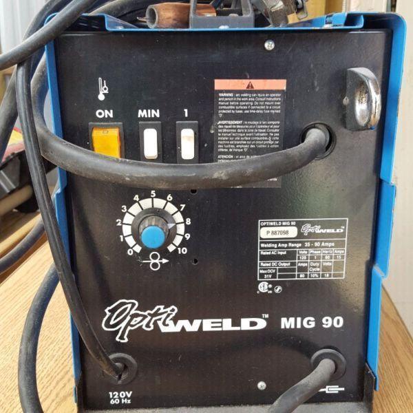 Mig,flux core welding machine