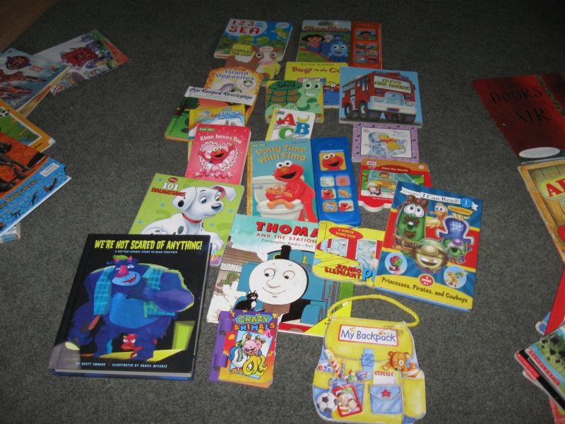 Lot of hardcovered toddler books